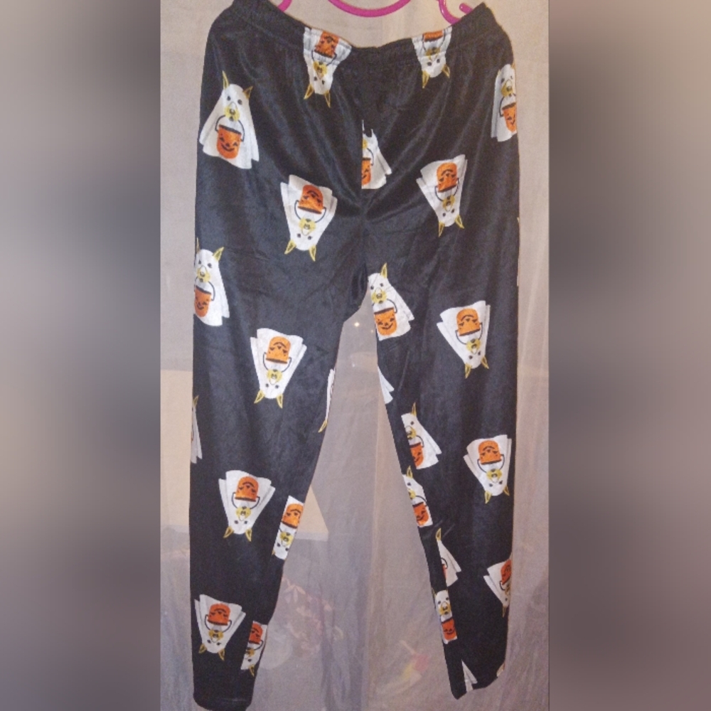 Halloween Dog Velvet Pijama Pants